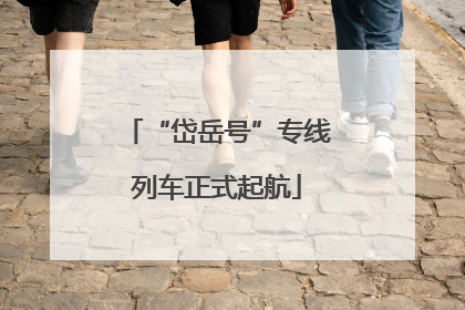 “岱岳号”专线列车正式起航