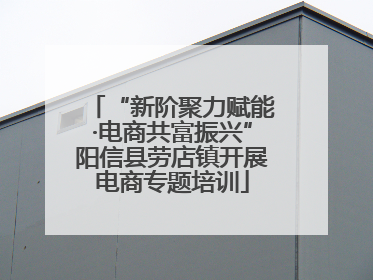 “新阶聚力赋能·电商共富振兴”阳信县劳店镇开展电商专题培训