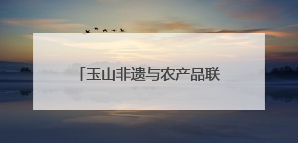 玉山非遗与农产品联袂进高校 校地携手共绘乡村振兴新图景