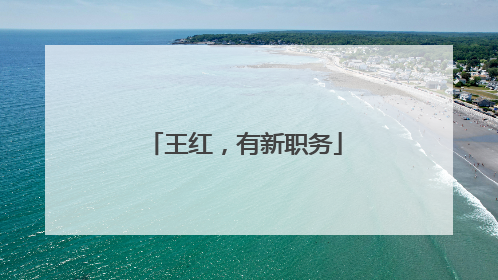 王红，有新职务