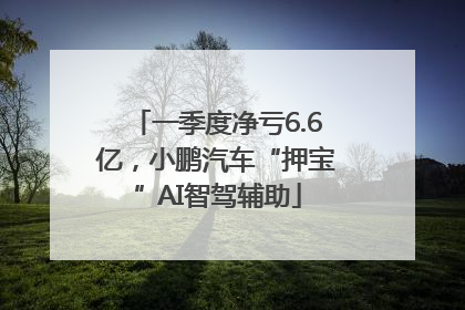 一季度净亏6.6亿，小鹏汽车“押宝”AI智驾辅助