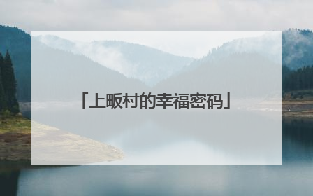 上畈村的幸福密码