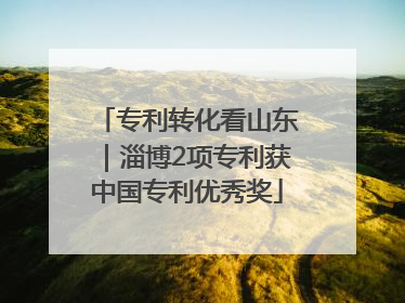 专利转化看山东｜淄博2项专利获中国专利优秀奖