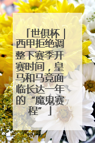 世俱杯｜西甲拒绝调整下赛季开赛时间，皇马和马竞面临长达一年的“魔鬼赛程”