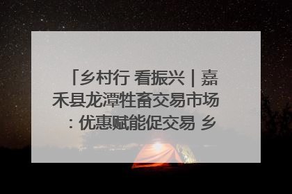乡村行 看振兴｜嘉禾县龙潭牲畜交易市场：优惠赋能促交易 乡村振兴添动能