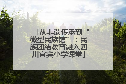 从非遗传承到“微型民族馆”：民族团结教育融入四川宜宾小学课堂