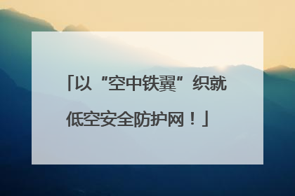 以“空中铁翼”织就低空安全防护网！