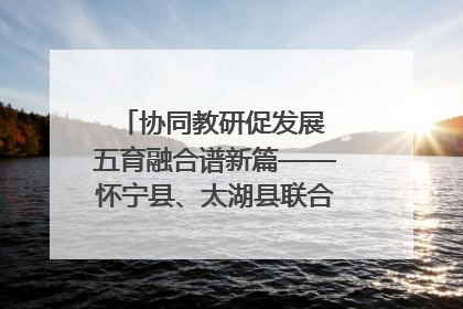 协同教研促发展 五育融合谱新篇——怀宁县、太湖县联合教研活动在月山镇中心学校成功举办