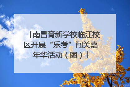 南昌育新学校临江校区开展“乐考”闯关嘉年华活动（图）