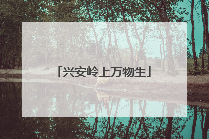 兴安岭上万物生