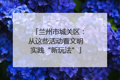 兰州市城关区：从这些活动看文明实践“新玩法”