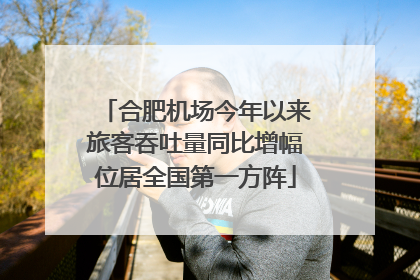 合肥机场今年以来旅客吞吐量同比增幅位居全国第一方阵