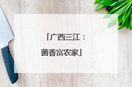 广西三江：菌香富农家