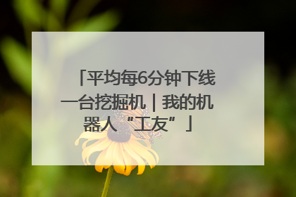 平均每6分钟下线一台挖掘机｜我的机器人“工友”