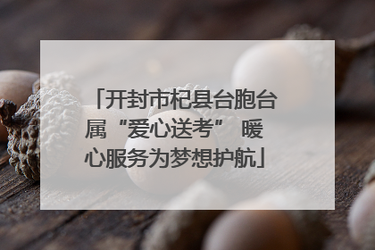 开封市杞县台胞台属“爱心送考” 暖心服务为梦想护航