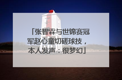 张智霖与世锦赛冠军赵心童切磋球技，本人发声：很梦幻