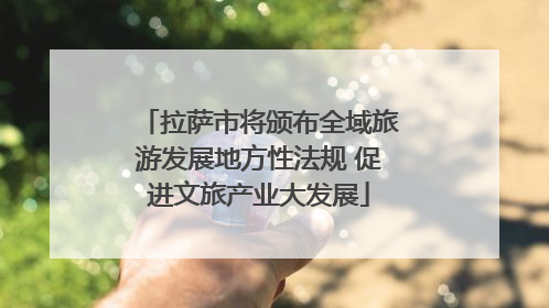 拉萨市将颁布全域旅游发展地方性法规 促进文旅产业大发展