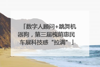 数字人顾问+跳舞机器狗，第三届槐荫惠民车展科技感“拉满”