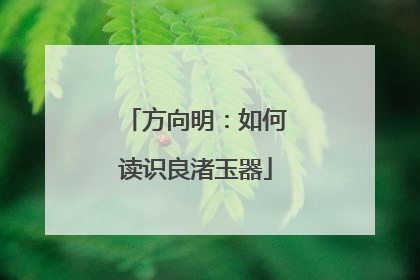 方向明：如何读识良渚玉器