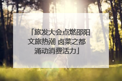 旅发大会点燃邵阳文旅热潮 卤菜之都涌动消费活力