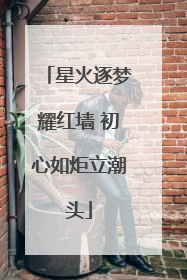 星火逐梦耀红墙 初心如炬立潮头