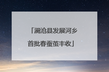 澜沧县发展河乡首批春蚕茧丰收