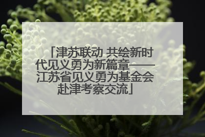 津苏联动 共绘新时代见义勇为新篇章——江苏省见义勇为基金会赴津考察交流