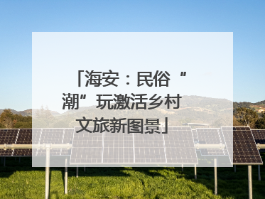 海安：民俗“潮”玩激活乡村文旅新图景