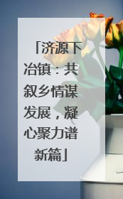 济源下冶镇：共叙乡情谋发展，凝心聚力谱新篇
