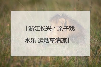 浙江长兴：亲子戏水乐 运动享清凉