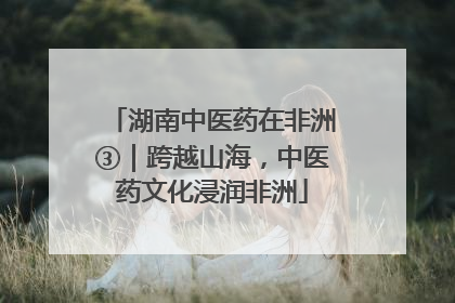 湖南中医药在非洲③｜跨越山海，中医药文化浸润非洲