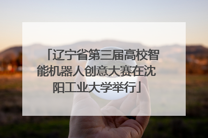 辽宁省第三届高校智能机器人创意大赛在沈阳工业大学举行