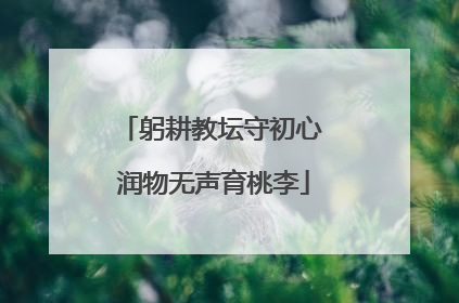 躬耕教坛守初心 润物无声育桃李