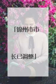 锦州市市长已调整