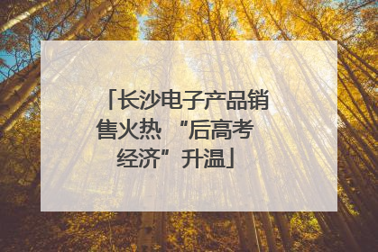 长沙电子产品销售火热 “后高考经济”升温