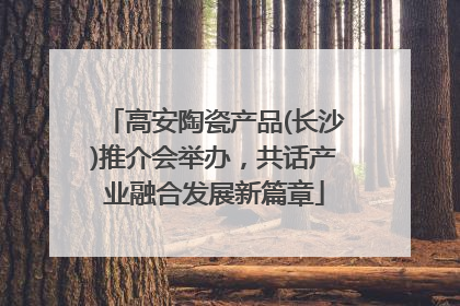 高安陶瓷产品(长沙)推介会举办，共话产业融合发展新篇章