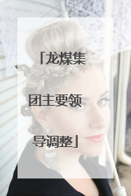 龙煤集团主要领导调整