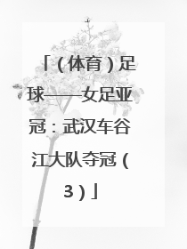 （体育）足球——女足亚冠：武汉车谷江大队夺冠（3）