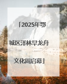 2025年鄂城区泽林旱龙舟文化周启幕