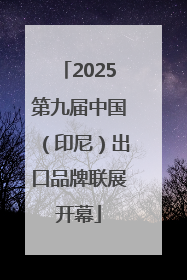 2025第九届中国（印尼）出口品牌联展开幕