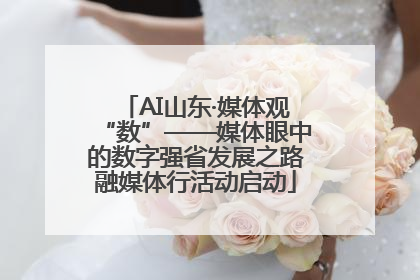 AI山东·媒体观“数”——媒体眼中的数字强省发展之路融媒体行活动启动